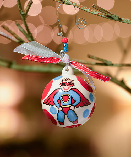 Superhero Personalized Ornament