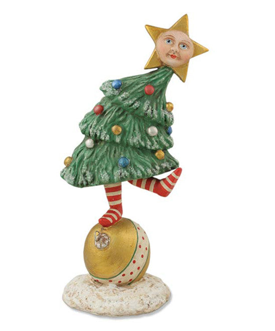 Dancing Christmas Tree Figurine